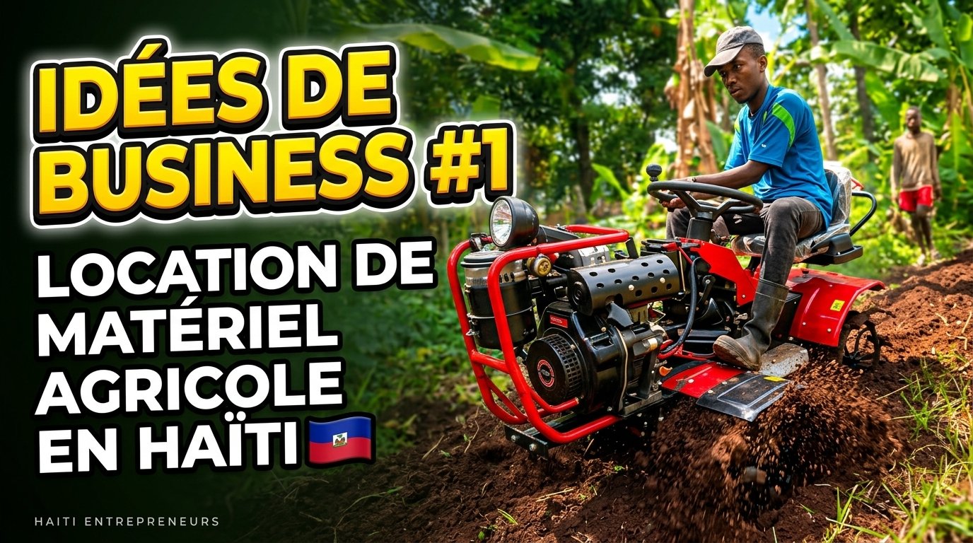 Idées de business # 1 Location de matériel agricole en Haïti